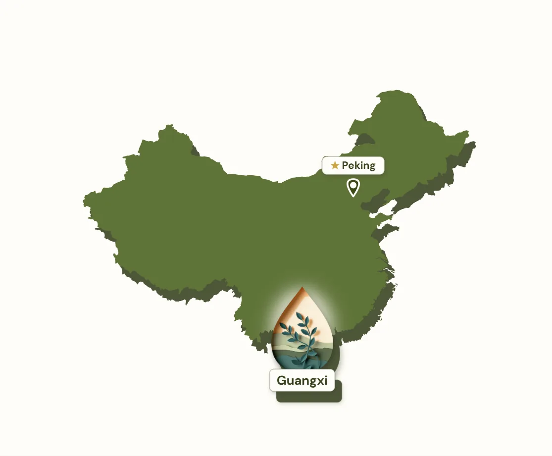 Herkunftskarte China